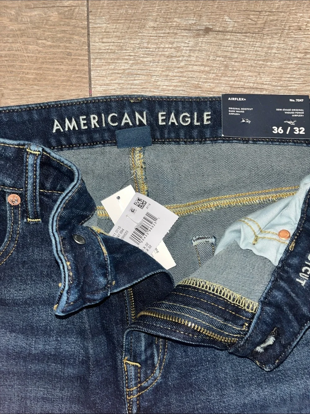 American Eagle Outfitters Men's Dark Blue Original Bootcut